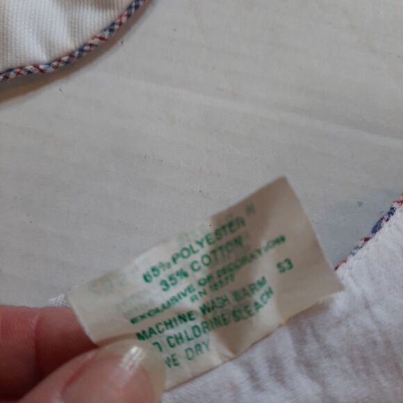 Vintage 1980s A TINY TOTS ORIGINAL Infant Plaid Shortalls Romper Hat  Size 18M - Picture 6 of 9